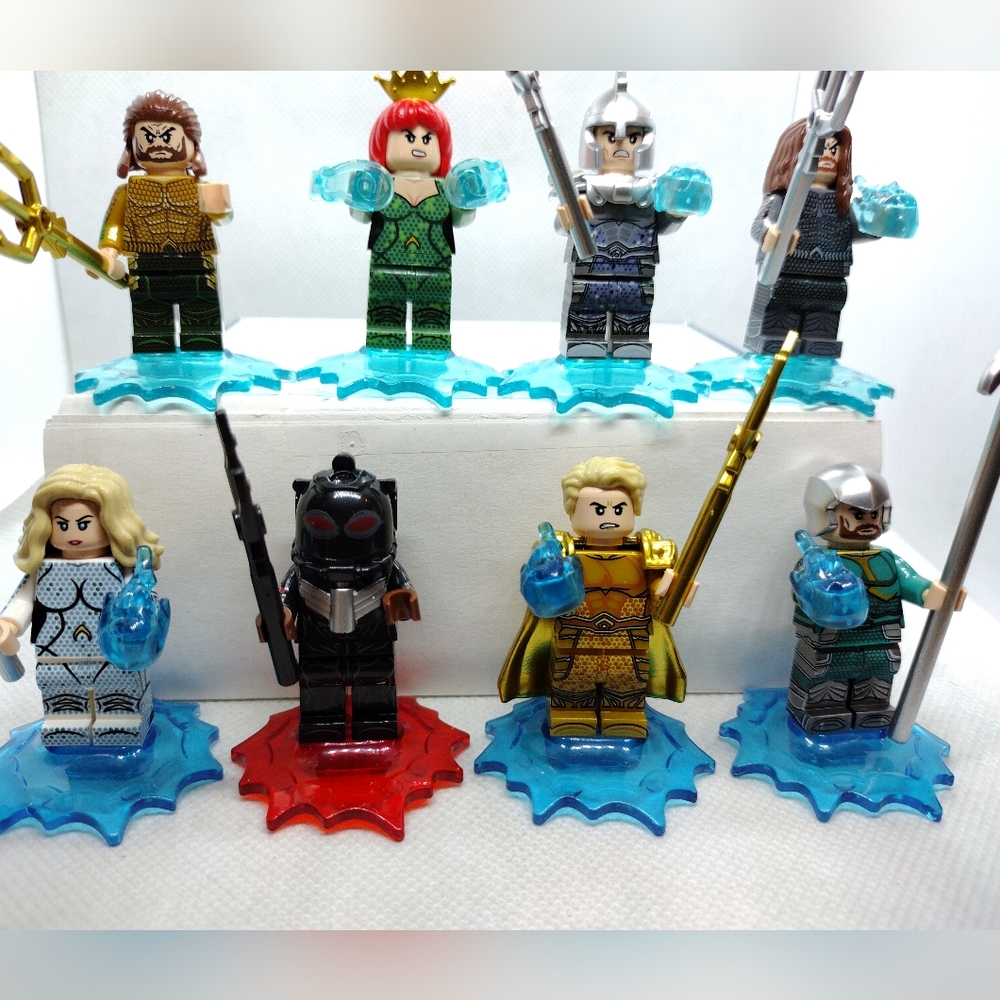 Aqua Man Custom Designed Minifigure set from Lost Kingdom